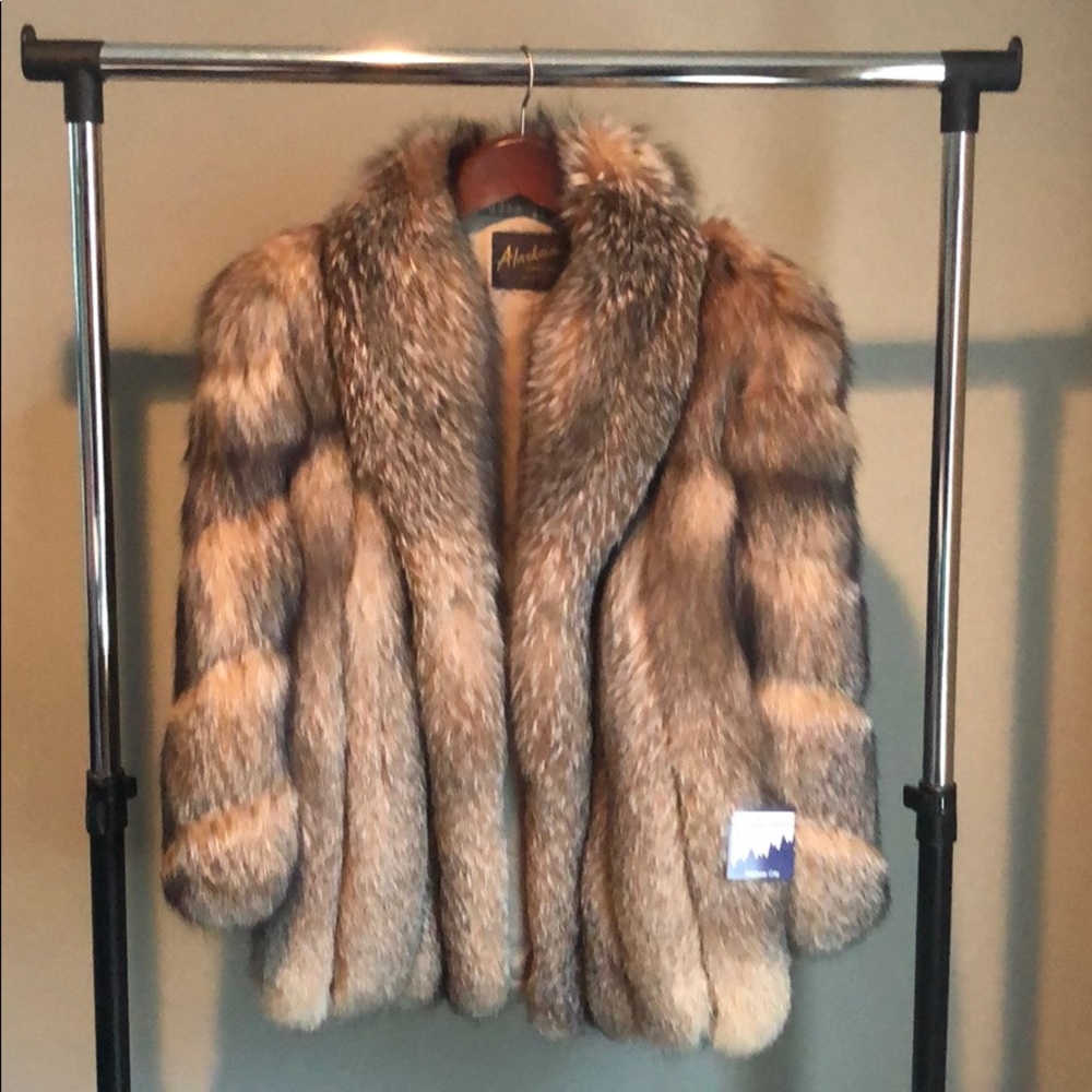 Authentic Crystal Fox Fur. Gorgeous!